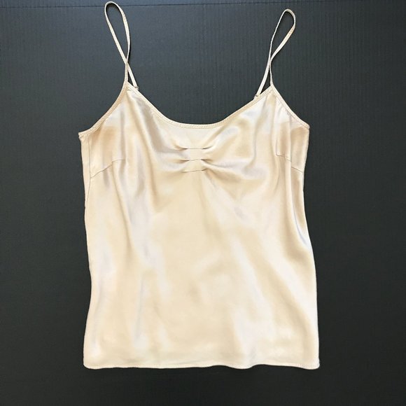 Nougat London Tops - Nougat London Womens Tan Silk Camisole